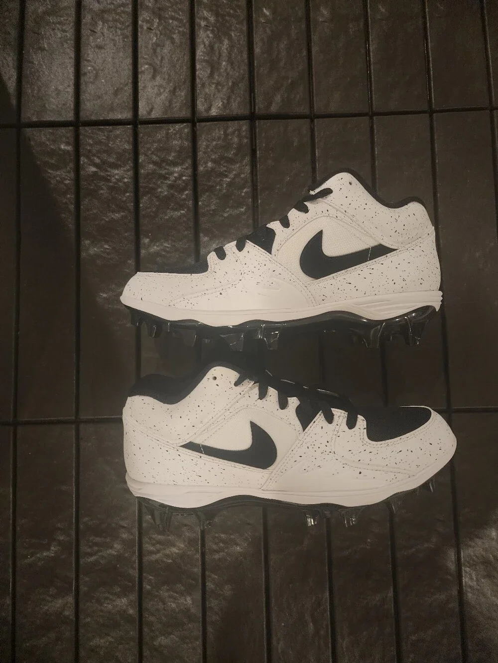 Men's Air Jordan Stadium 90 Cleat 'White Black' Football Cleats